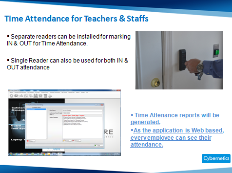 Time Attendance for Teachers & Staffs